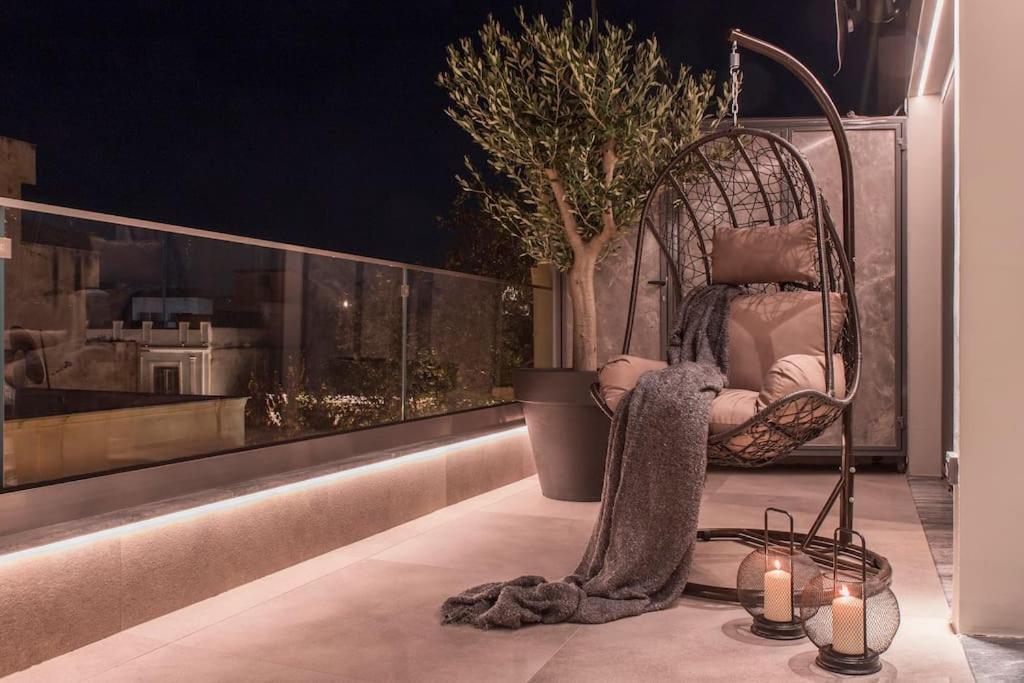 Luxury Acropolis View Apartment-Living Stone Black Pearl Athén Kültér fotó