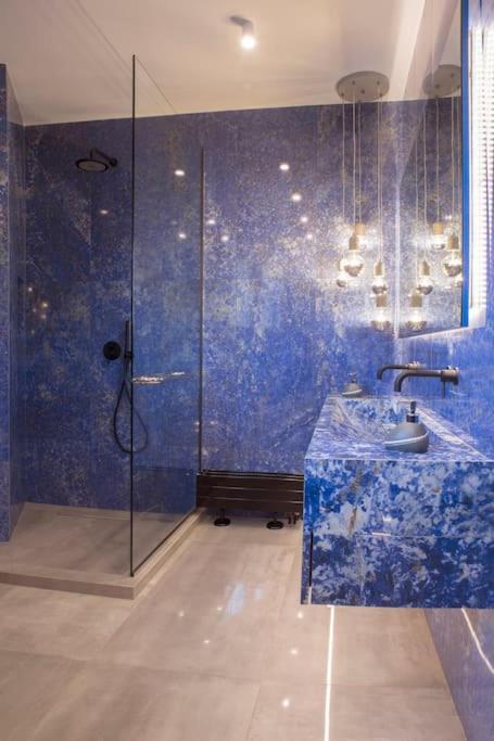 Luxury Acropolis View Apartment-Living Stone Black Pearl Athén Kültér fotó