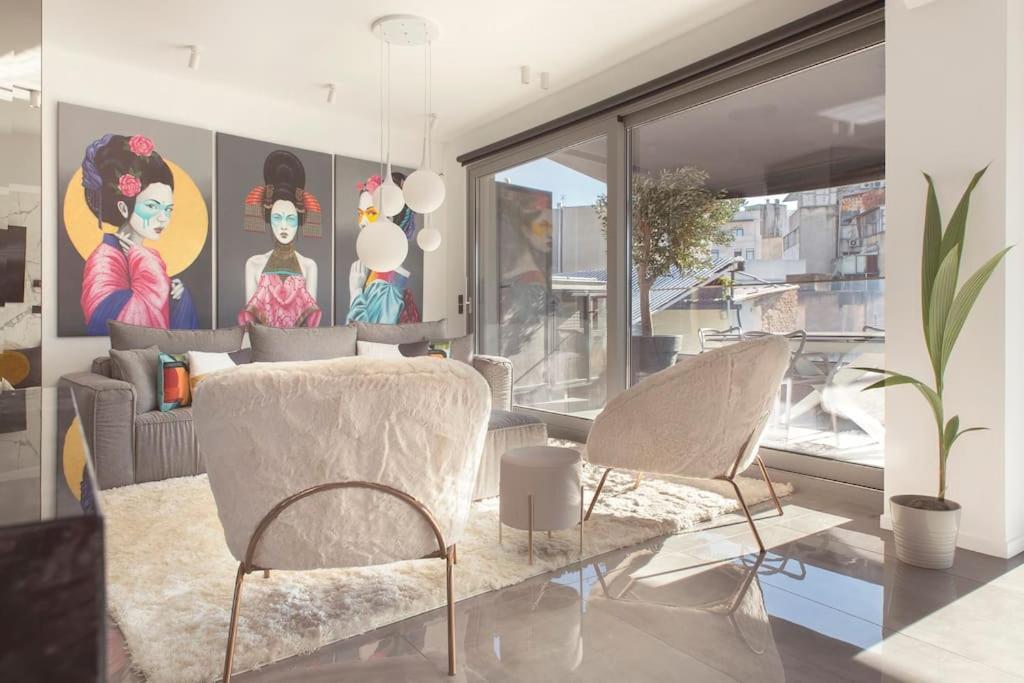 Luxury Acropolis View Apartment-Living Stone Black Pearl Athén Kültér fotó
